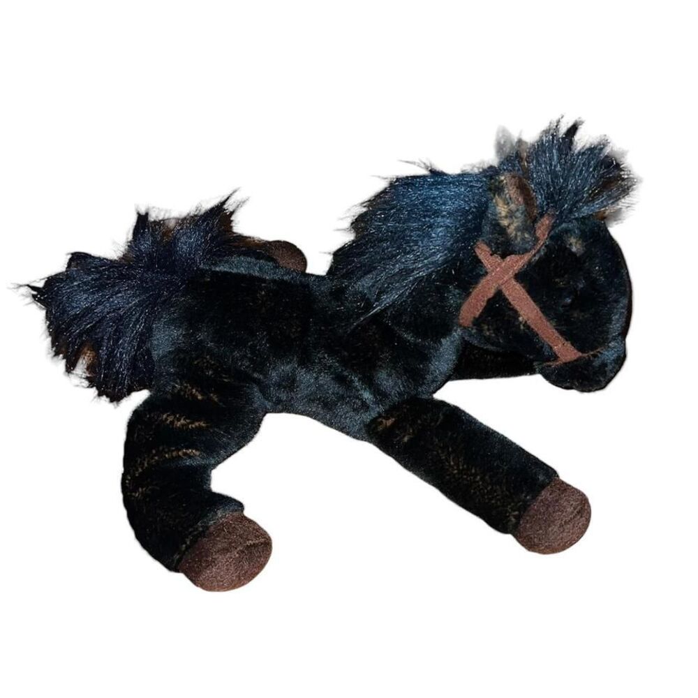 Wells Fargo Mike Horse Pony Legendary Black Plush Toy Stuffed Animal‎ 2016 13"